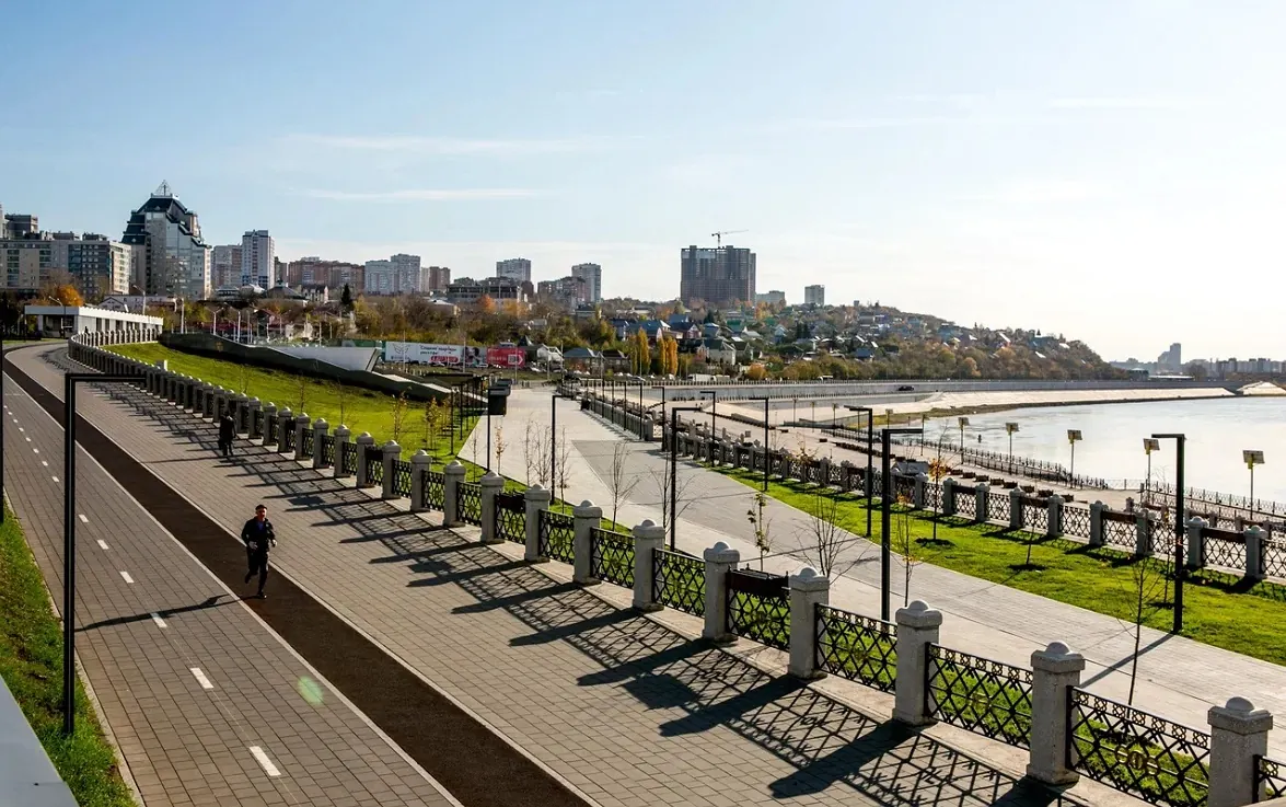 Набережная реки Белой в Уфе